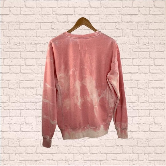 BRAND NEW! GOOD DAY BLEACHED TIE-DYE SWEATSHIRT - Picture 2 of 3